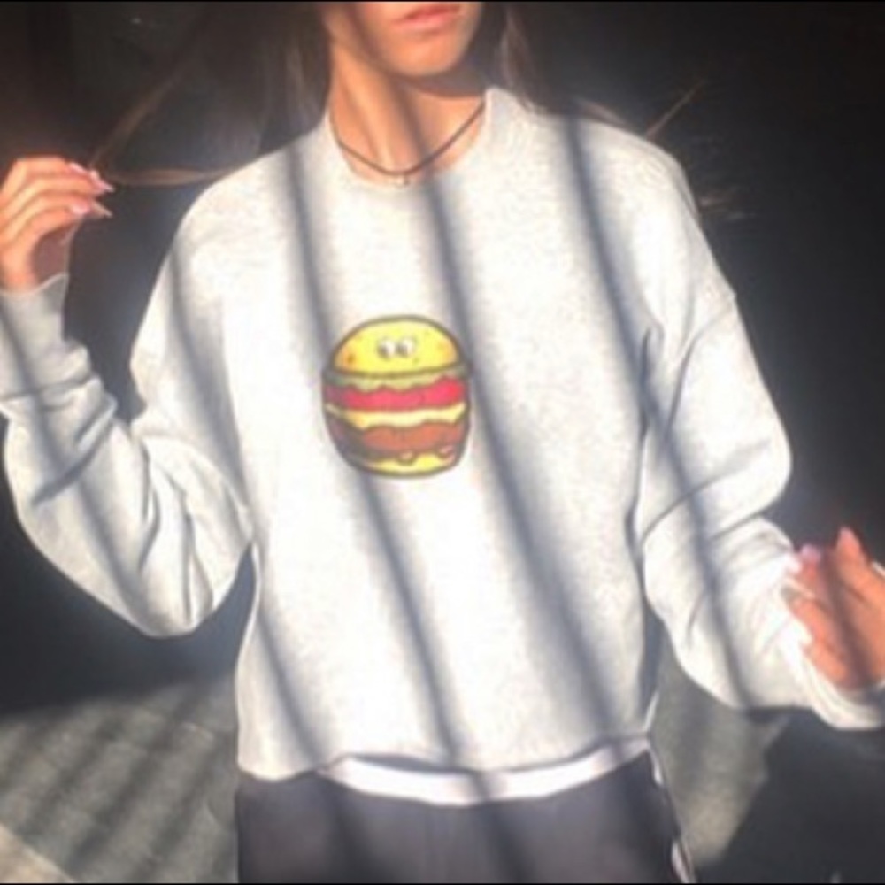Hamburger sweatshirt 🍔